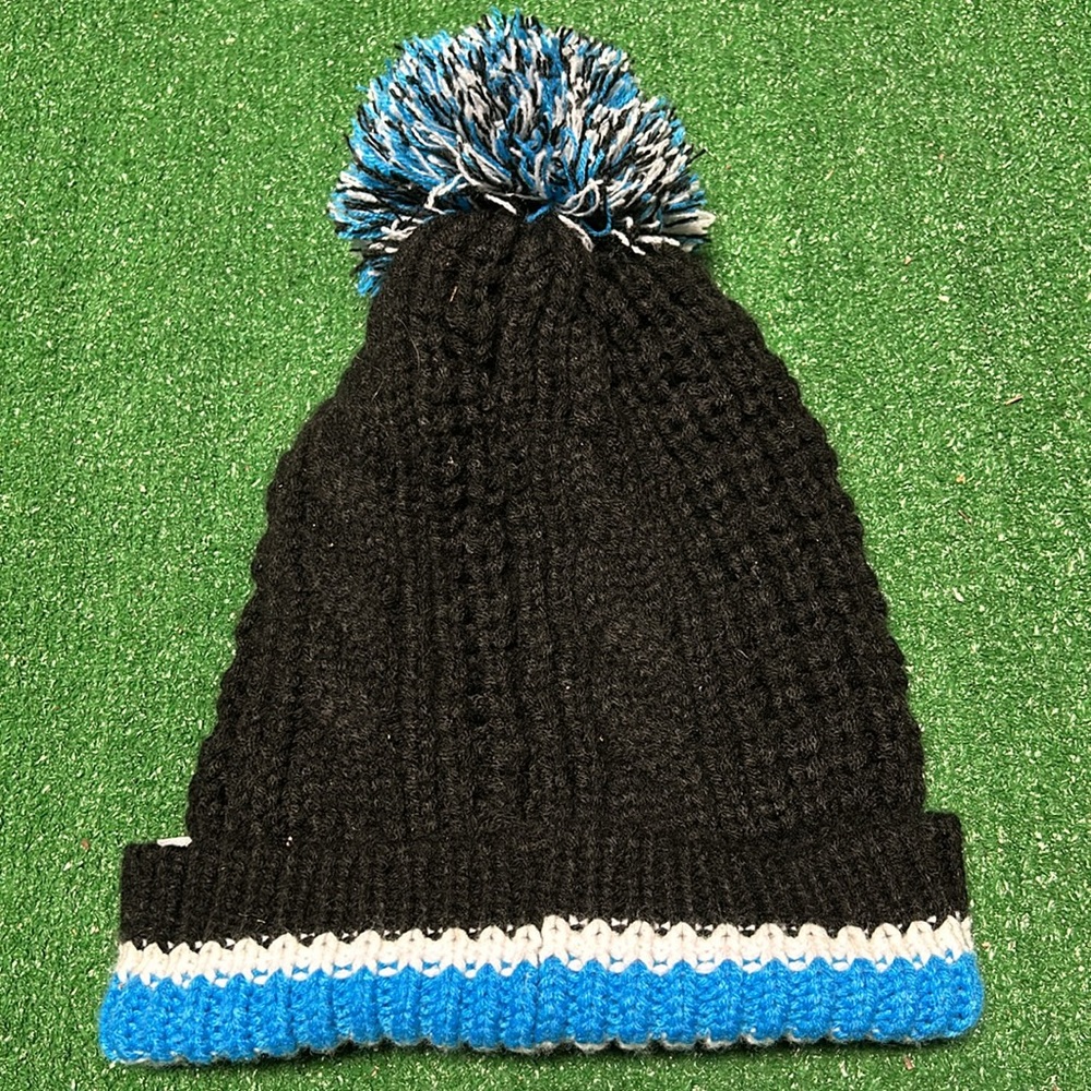 Carolina Panthers toboggan! One size fits most! - Picture 2 of 3